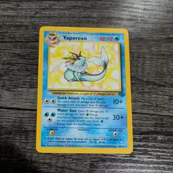 Pokemon Vaporeon - 28/64 - Rare Jungle Unlimited LP - Image 1