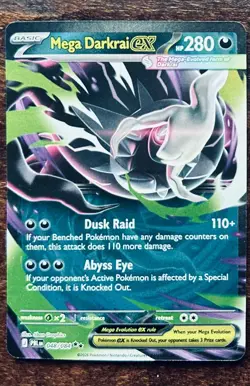 Mega Darkrai EX 048/084 - FULL ART HOLO - Pitch Black - Pokemon - Image 1