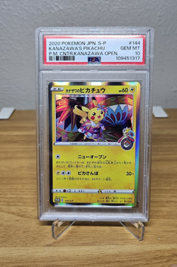 Pokemon Kanazawa's Pikachu S-P Sword & Shield Promos 144/S-P Holo JPN PSA 10 - Image 1