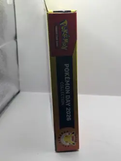 2026 Pokemon Day Collection Box - NEW (1 Promo, 1 Coin, 3 Boosters) - Image 2