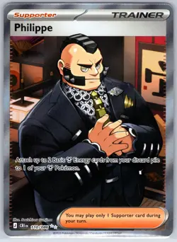 Philippe 110/086 Holo Ultra Rare Chaos Rising ME04 NM/M Pokemon - Image 1