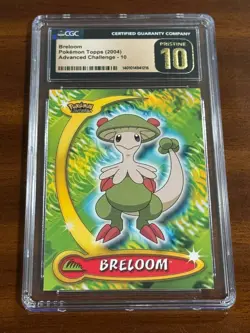 2004 Topps Pokemon Advanced Challenge Breloom CGC 10 Pristine Pop 3 - Image 1