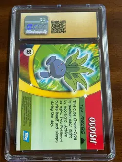 2004 Topps Pokemon Advanced Challenge Oddish CGC 10 Pristine Pop 2 - Image 2