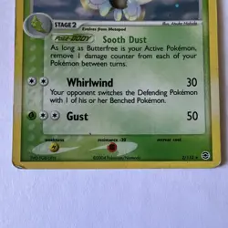 Pokemon TCG Butterfree 2/112 FireRed & LeafGreen Holo Rare 2 Partial Swirls HP - Image 4