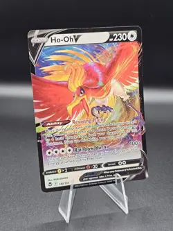 Ho-Oh V 140/195 Silver Tempest Ultra Rare Holo Pokemon TCG NM/M - Image 1