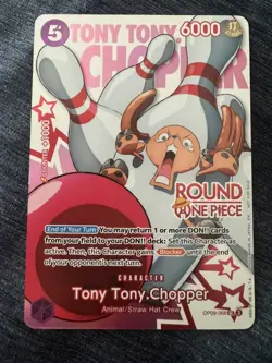 One Piece x Round 1 - Tony Tony Chopper Promo - ENGLISH - NM - in hand fast ship - Image 1