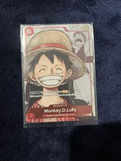 Monkey D Luffy P-001 Alternate Art Manga Promo 25th Collection Card - Image 1
