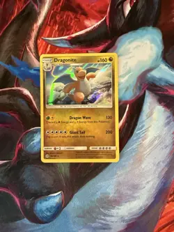 Pokemon TCG Dragonite 96/149 Holo Rare Sun & Moon Base LP - Image 1