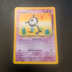 Unown Y 40/64 Neo Revelation Pokemon Card - Image 1