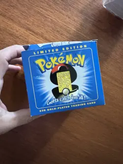 Vintage 1999 Burger King Mewtwo Pokemon 23K Gold Plated Card Brand New Sealed! - Image 3