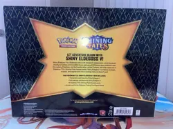 Pokemon TCG Shining Fates Shiny Eldegoss V Collection Box Factory Sealed - Image 2