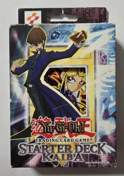 Yu-Gi-Oh! 1996 Starter Deck Kaiba - Open Box **DAMAGED** NO CARDS w/ Book + Mats - Image 1