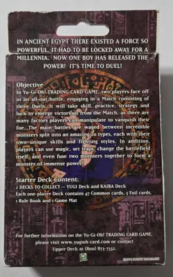 Yu-Gi-Oh! 1996 Starter Deck Kaiba - Open Box **DAMAGED** NO CARDS w/ Book + Mats - Image 3
