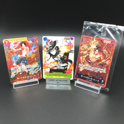 Portgas D Ace SR OP02-013 SP Two Legends ONE PIECE Card 3 set Japanese - Image 1