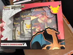 Pokemon TCG Celebrations Collection Lance's Charizard V Box New Sealed X2 MINT - Image 5