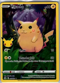 Pikachu 005/025 Celebrations - Pokemon Card - NM - Image 1