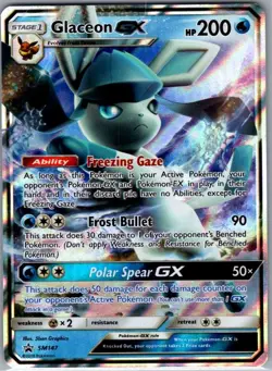 Glaceon GX - SM147 SM Promos - Pokemon Card - NM - Image 1