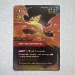 Immortal Phoenix [OGN - 037/298] - NM [Foil] TCG Riftbound Card - Image 1