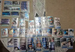 Score Inuyasha lot of 76 TCG RARE holo cards 2005 Anime Trading Cards Free Ship - Image 1