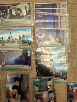 Score Inuyasha lot of 76 TCG RARE holo cards 2005 Anime Trading Cards Free Ship - Image 3
