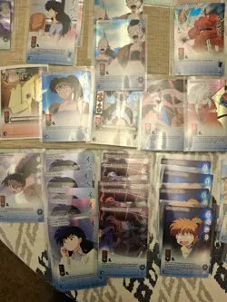 Score Inuyasha lot of 76 TCG RARE holo cards 2005 Anime Trading Cards Free Ship - Image 5