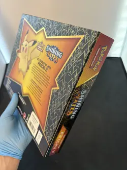 Pokemon TCG: Shining Fates Pikachu V Collection Box: NEW FACTORY SEALED - Image 3