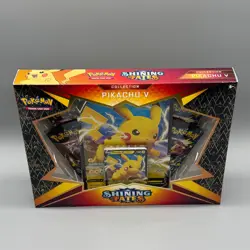 Pokemon TCG Shining Fates Pikachu V Collection Box Brand New Factory Sealed - Image 2