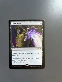 MTG Foil Dark Deed Doctor Doom 0003 Promo Standard Showdown Foil LP - Image 4