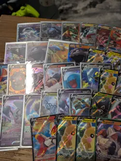 Pokemon TCG Sword & Shield 35 Card Holo Lot V & GX Nihilego GX Guzzlord GX - Image 3
