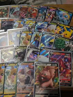 Pokemon TCG Sword & Shield 35 Card Holo Lot V & GX Nihilego GX Guzzlord GX - Image 4