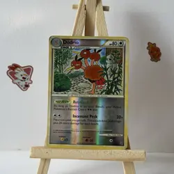 Pokemon TCG Dodrio 11/90 2010 Undaunted Reverse Holo Rare Card - MP - Image 1
