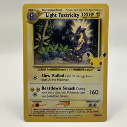 Pokemon TCG Light Toxtricity Black Star Promo SWSH137 Holo NM Celebrations - Image 1