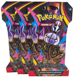 Pitch Black Booster Packs Lot Of 3 Set On Hand Pokemon TCG Sealed - Image 4