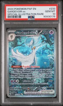 ✨ 2024 Pokemon Paldean Fates Gardevoir ex SV SIR 233/091 PSA 10 ✨ - Image 1