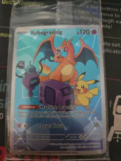 AGS Robograding Pokemon TCG Custom Art Holo Promo Card English 2024 120 HP - Image 1