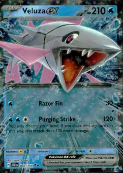 Veluza ex 043/159 Double Rare Journey Together Pokemon NM - Image 1