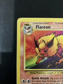 Pokemon TCG Flareon 19/64 Non Holo Jungle Set MP - Image 2