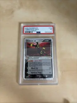 Pokemon TCG UMBREON UNSEEN FORCES 112/115 Ultra Rare Holo Psa 1 - Image 1