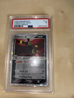 Pokemon TCG UMBREON UNSEEN FORCES 112/115 Ultra Rare Holo Psa 1 - Image 4