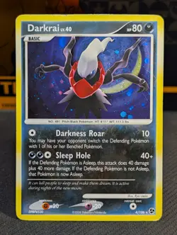 Pokemon TCG Darkrai 4/106 Pokemon Diamond Pearl Great Encounter Holo Moderate PL - Image 1