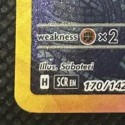 2024 Pokemon Stellar Crown Terapagos ex #170/142 Stamp - Image 4