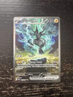 Pokemon Black Bolt - Zekrom EX 166/086 MINT CONDITION SAR - Image 1