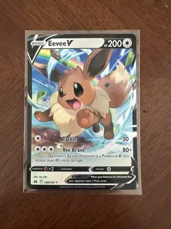 Eevee V - 108/159 Crown Zenith - Pokemon TCG - 2023 NM - Image 1