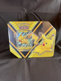 Pokemon TCG V Powers Tin Pikachu V Factory Sealed Brand New Promo SWSH063 2020 - Image 1
