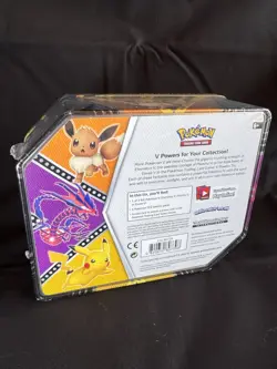 Pokemon TCG V Powers Tin Pikachu V Factory Sealed Brand New Promo SWSH063 2020 - Image 3