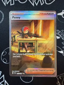 Penny 252/198 Pokemon TCG Scarlet & Violet Base Set Special Illustration Rare - Image 1