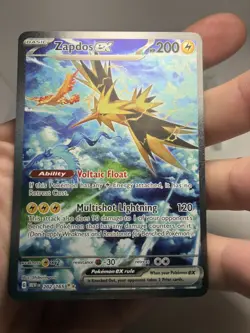 Pokemon Zapdos ex 202/165 Full Art Special Illustration Rare 151 LP/NM - Image 4