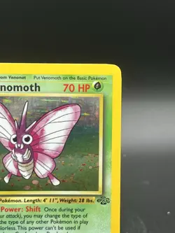 1999 Pokemon Jungle Venomoth 1st Edition Holo Rare 13/64 LP - Image 4