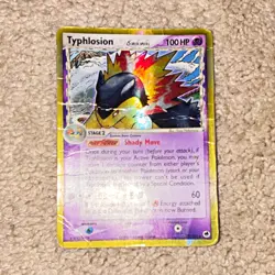 Pokemon TCG Typhlosion Delta Species 2006 Rare Holo 100 HP Stage 2 English - Image 1