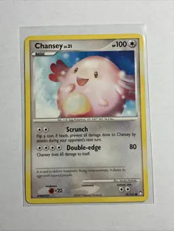Pokemon TCG Chansey Mysterious Treasures 76 Regular Common - Image 1